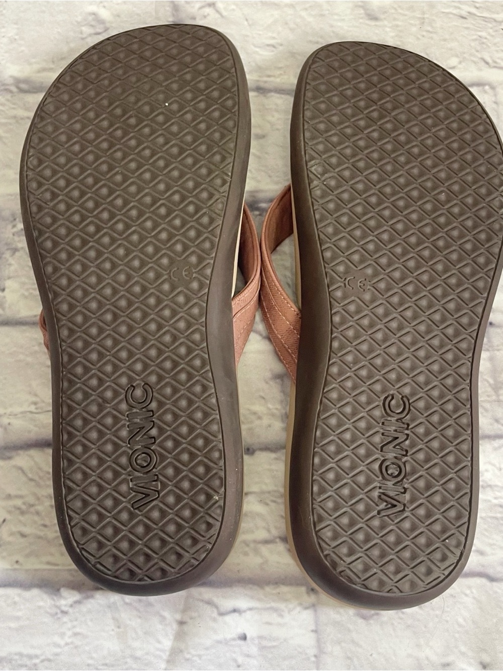 Vionic Tide II Blush Pink Orthotic Flip Flop Sandals Women’s Size 10 - Picture 5 of 6